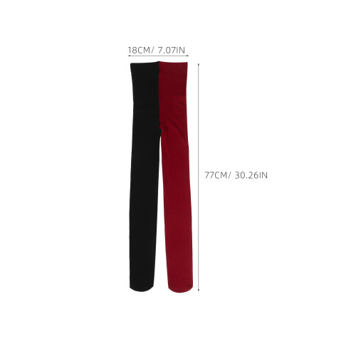 2Pièces Collants En Soie Noir Design Candy Mode 2