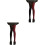 2Pièces Collants En Soie Noir Design Candy Mode 5