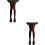 2Pièces Collants En Soie Noir Design Candy Mode 7