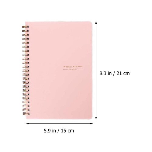4Pièces Planificateur Rose Organisateur Polyvalent Pour 2