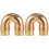 2Pièces Embouchure Trompette Laiton Accessoire Instrument 2