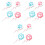 12Pièces Mètre Adorable Corps Usage Maison Motif Chat 3