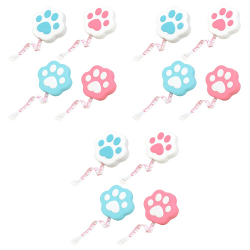 12Pièces Mètre Adorable Corps Usage Maison Motif Chat 2