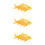 3Pièces Décoration Bureau Poisson Océan Animaux Simulés 9