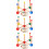 3Ensembles Jeu De Quilles D'extérieur En Bois Durable Couleurs 8