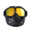 3Pièces Masques Noir Protection Ventilé Homme 2