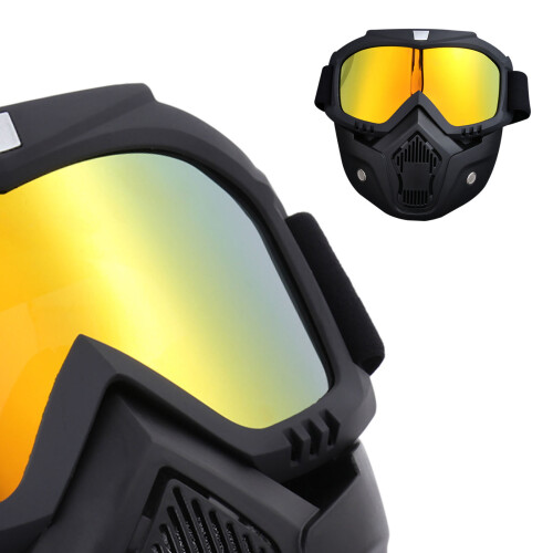 3Pièces Masques Noir Protection Ventilé Homme 2