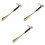 3Pièces Corde Chaussure Long Manche Noir Métal Usage 4