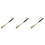3Pièces Corde Chaussure Long Manche Noir Métal Usage 5