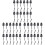 36Pièces Boucles Élastiques Fixation Simple Pratique Outdoor 3