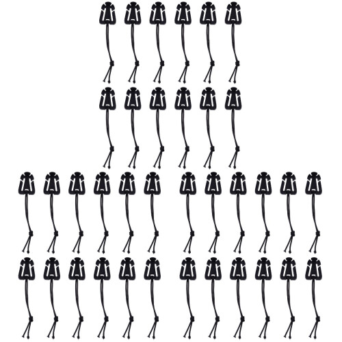 36Pièces Boucles Élastiques Fixation Simple Pratique Outdoor 2