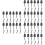 36Pièces Boucles Élastiques Fixation Simple Pratique Outdoor 6