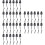 36Pièces Boucles Élastiques Fixation Simple Pratique Outdoor 7
