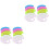 16Pièces Palette Pour Peintres Enfants Plastique Robuste Compacte 4