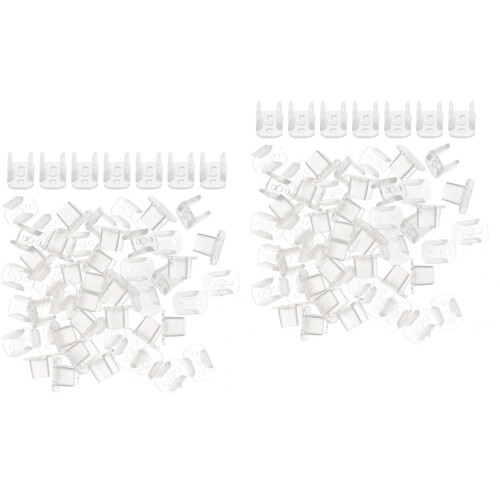200Pièces Crochets Fixation LED Discrets Pour Décoration Intérieure 2