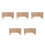 5Pièces Cache-Oreilles Beige Anti- Adapté Pour 9
