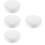 4Pièces Boîte De Rangement Dentier Blanche Avec 8