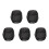 5Pièces Couvre-Casques Noir Étanches Avec Bande Visibilité 8