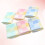 12Pièces Serviettes Carrées Douces Attrayantes Multicolores 10