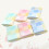 12Pièces Serviettes Carrées Douces Attrayantes Multicolores 11