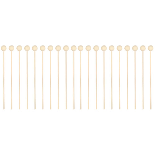 20Pièces Bâtonnets Diffuseur Rattan Ivoire Perle Bois 2