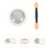 3Ensembles Crème De Cachet Argentée Durable Pour Scrapbooking DIY 9