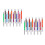 24Pièces Kit Eyeliners 12 Longue Tenue Étanche 10