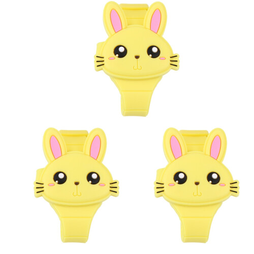 3Pièces Pour Enfants Silicone Design Cartoon Amusant 2