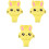 3Pièces Pour Enfants Silicone Design Cartoon Amusant 4