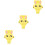 3Pièces Pour Enfants Silicone Design Cartoon Amusant 6