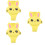 3Pièces Pour Enfants Silicone Design Cartoon Amusant 8