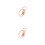 2Pièces Sangles Téléphone Silicone Orange, Suspendues Cou Taille 4