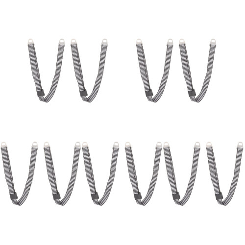 10Pièces Casque De Ajustable Gris Durable Pour Travaux 1