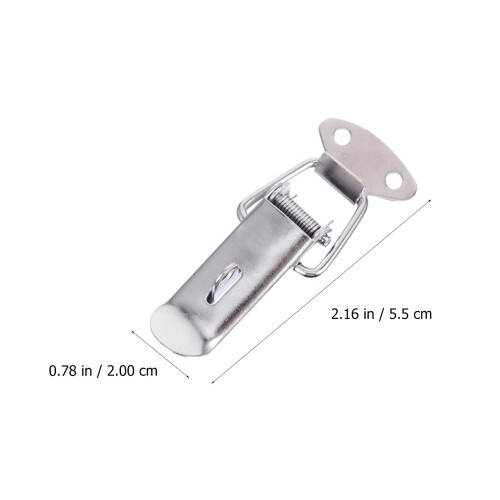 16Pièces Verrous Boîte Acier Inox À Bascule Argent Durable 1