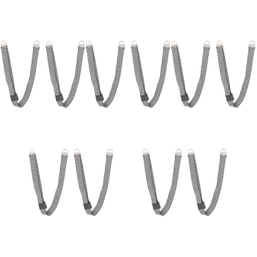 10Pièces Casque De Ajustable Gris Durable Pour Travaux 2