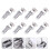 16Pièces Verrous Boîte Acier Inox À Bascule Argent Durable 8