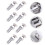 16Pièces Verrous Boîte Acier Inox À Bascule Argent Durable 9