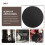 2Pcs Black Drum Cymbal Mute Pads Quiet Practice Drum Dampeners 4