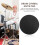 2Pcs Black Drum Cymbal Mute Pads Quiet Practice Drum Dampeners 6