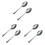 6Pièces Cuillères Accessoires Argent Magie Scène Performances 3