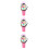 3Pièces Rose Enfants Durable Confortable Quartz 8
