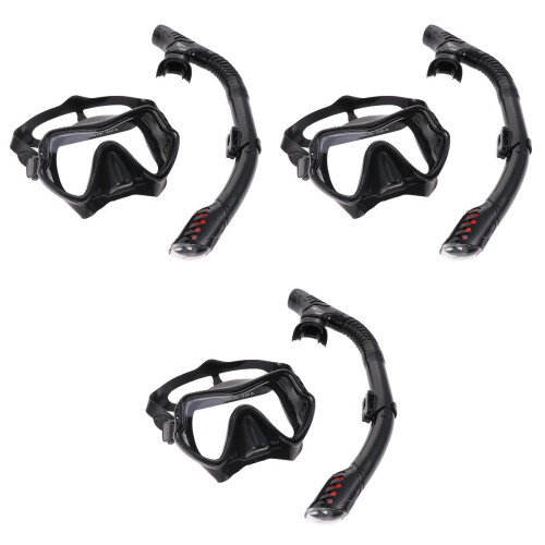 3Ensembles Masques De En Silicone Avec Valve Anti-Retour 2