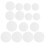 75Pièces Plaques Plastique Blanches Pour Travaux Manuels DIY 2
