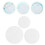 75Pièces Plaques Plastique Blanches Pour Travaux Manuels DIY 5