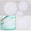 75Pièces Plaques Plastique Blanches Pour Travaux Manuels DIY 6