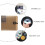 5Pièces De Rangement Cd Café Protection Anti-Rayures 5