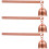 3Pièces Outil Extinction Acier Rose Gold Usage 8