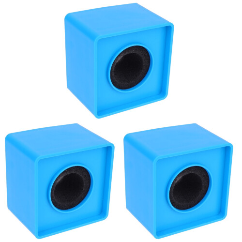3Pièces Mic Logo Station Bleue Pratique Et Résistante Pour Interview 2