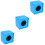 3Pièces Mic Logo Station Bleue Pratique Et Résistante Pour Interview 5