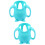 2Pièces Silicone Anti- Bébé 8